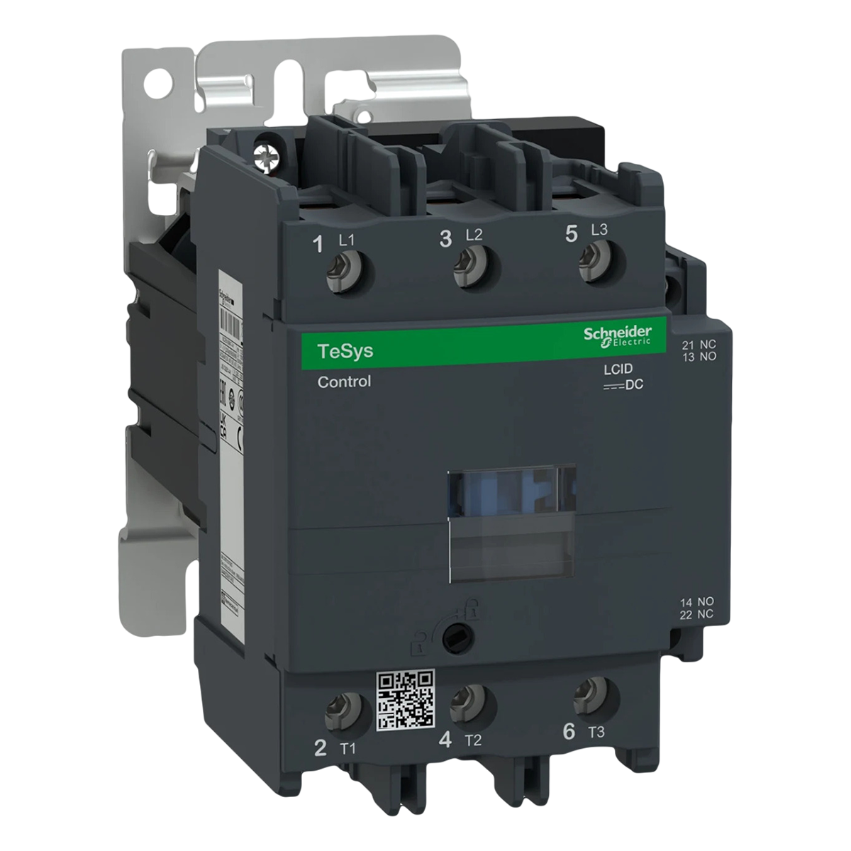 Contactor LC1D 3P 80A 24VCC 37kW 1NA+1NC Schneider Electric