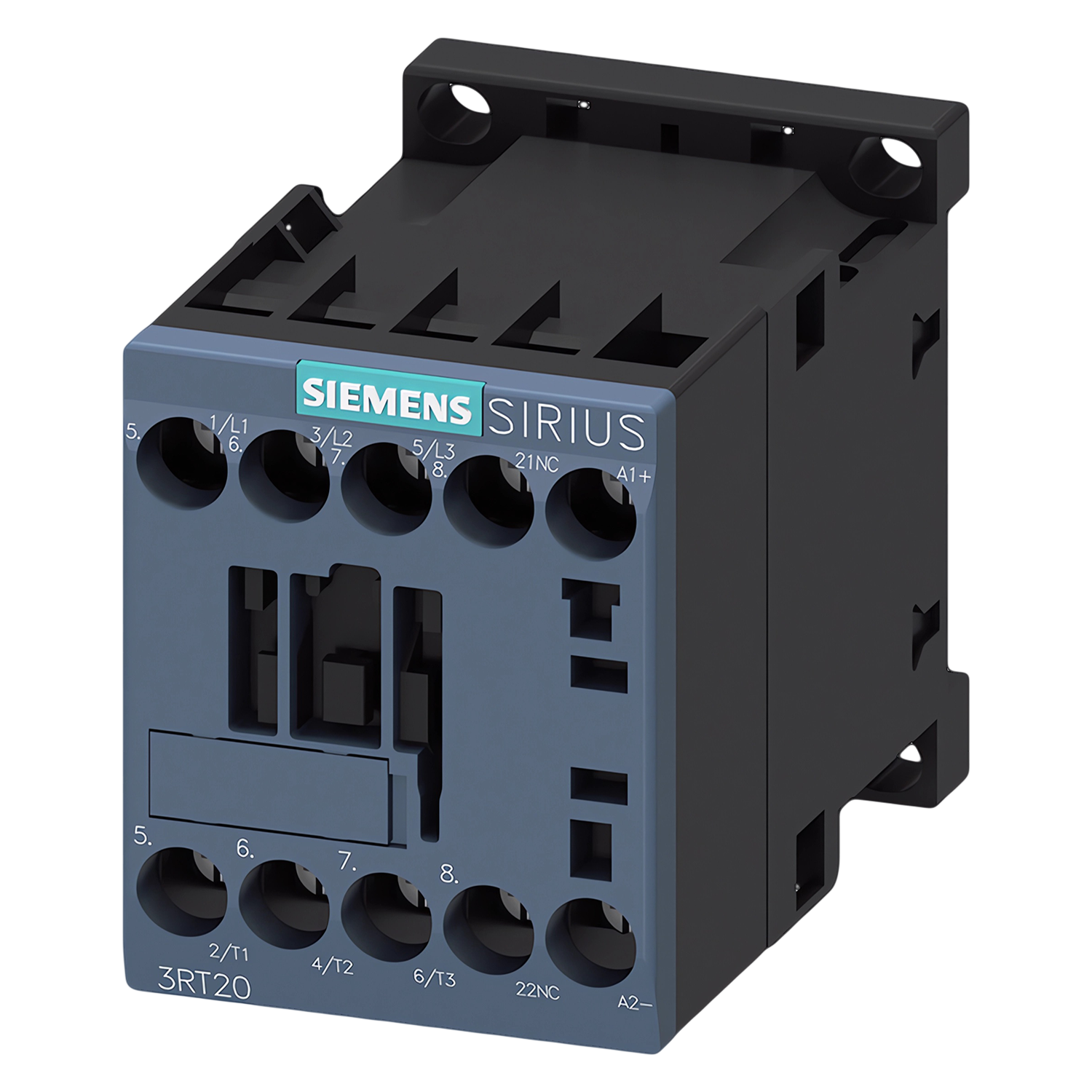 Contactor 3RT2 3P 12A 24VCC 5,5kW 1NC S00 Siemens