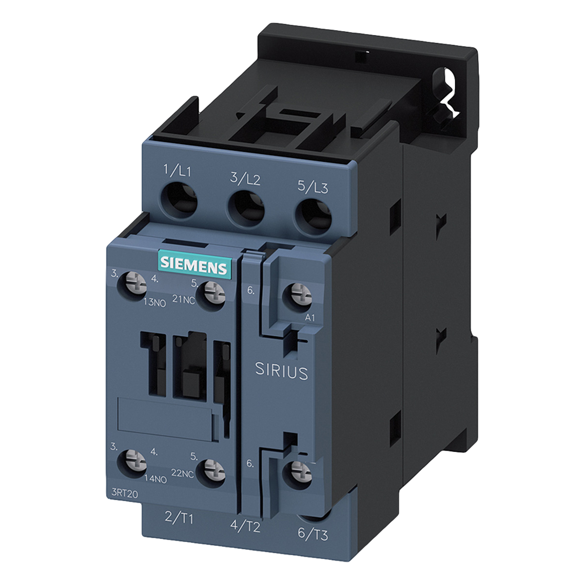 [25349] Contactor 3RT2 3P 12A 400VCA 5,5kW 1NA+1NC S0 Siemens