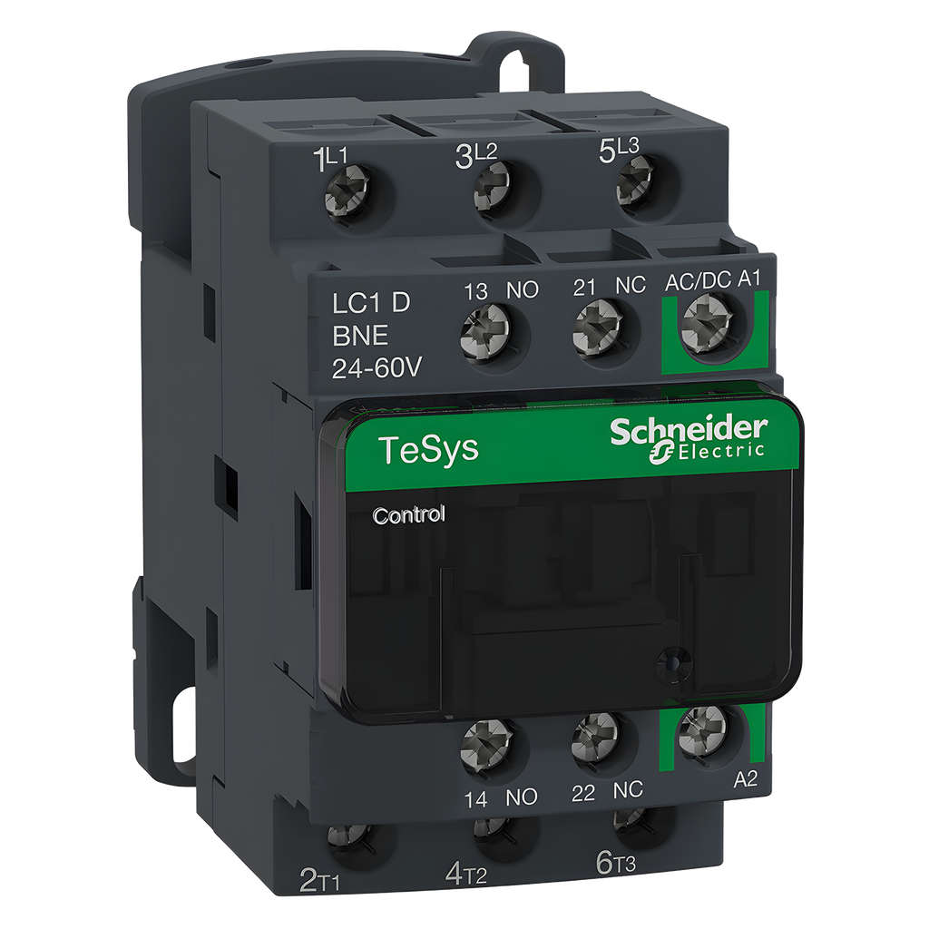 [26317] Contactor LC1D 3P 25A 24-60 VCA/CC 11kW 1NA+1NC Schneider Electric