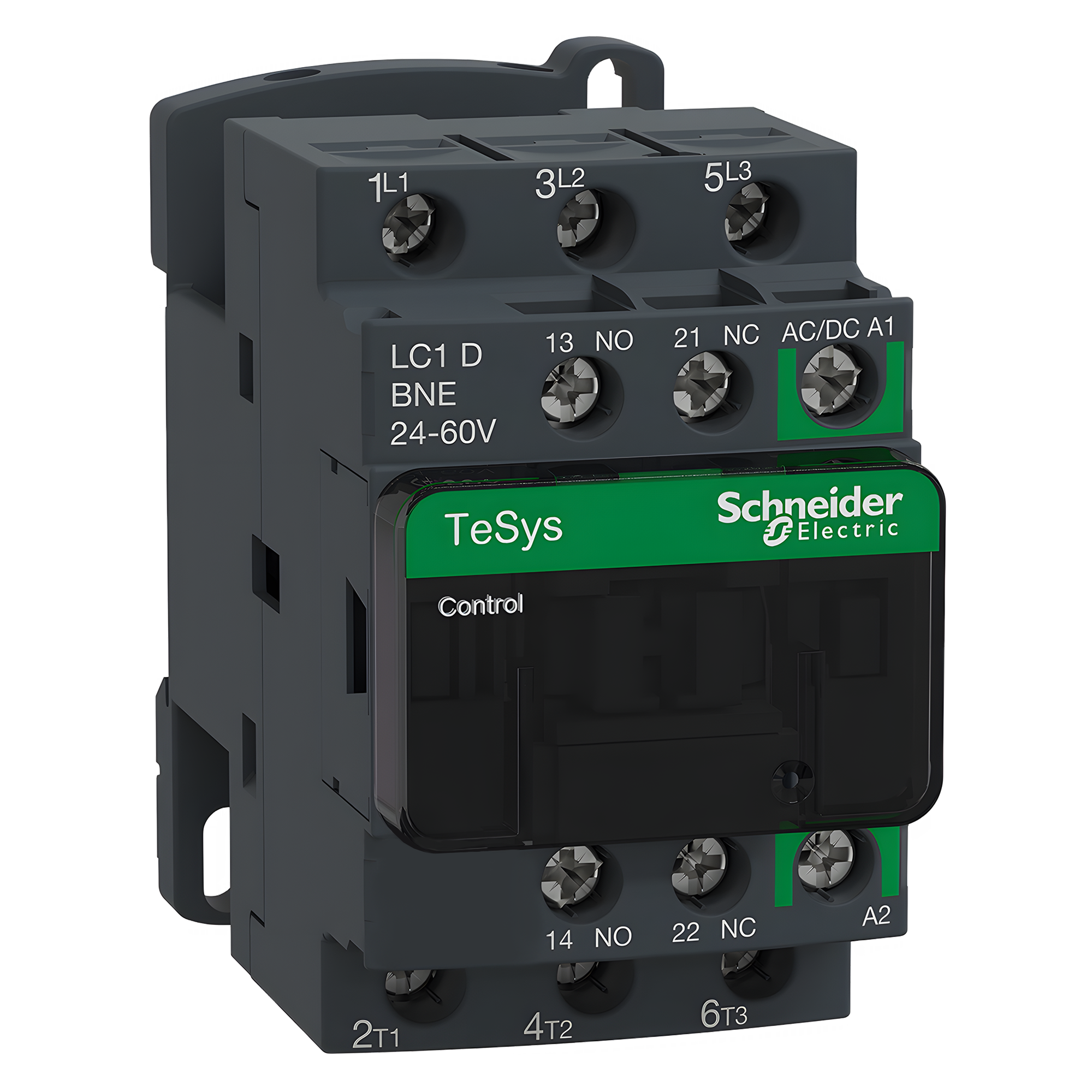 Contactor LC1D 3P 32A 24VCC 15kW 1NA+1NC Schneider Electric