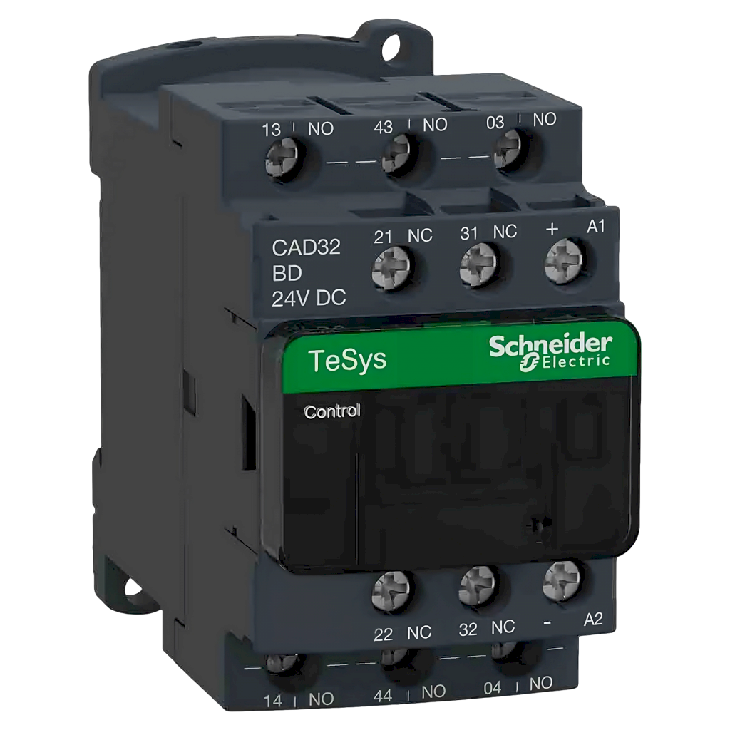 [29842] Contactor Auxiliar 5 Polos 220VCA 10A 3NA + 2NC Schneider Electric