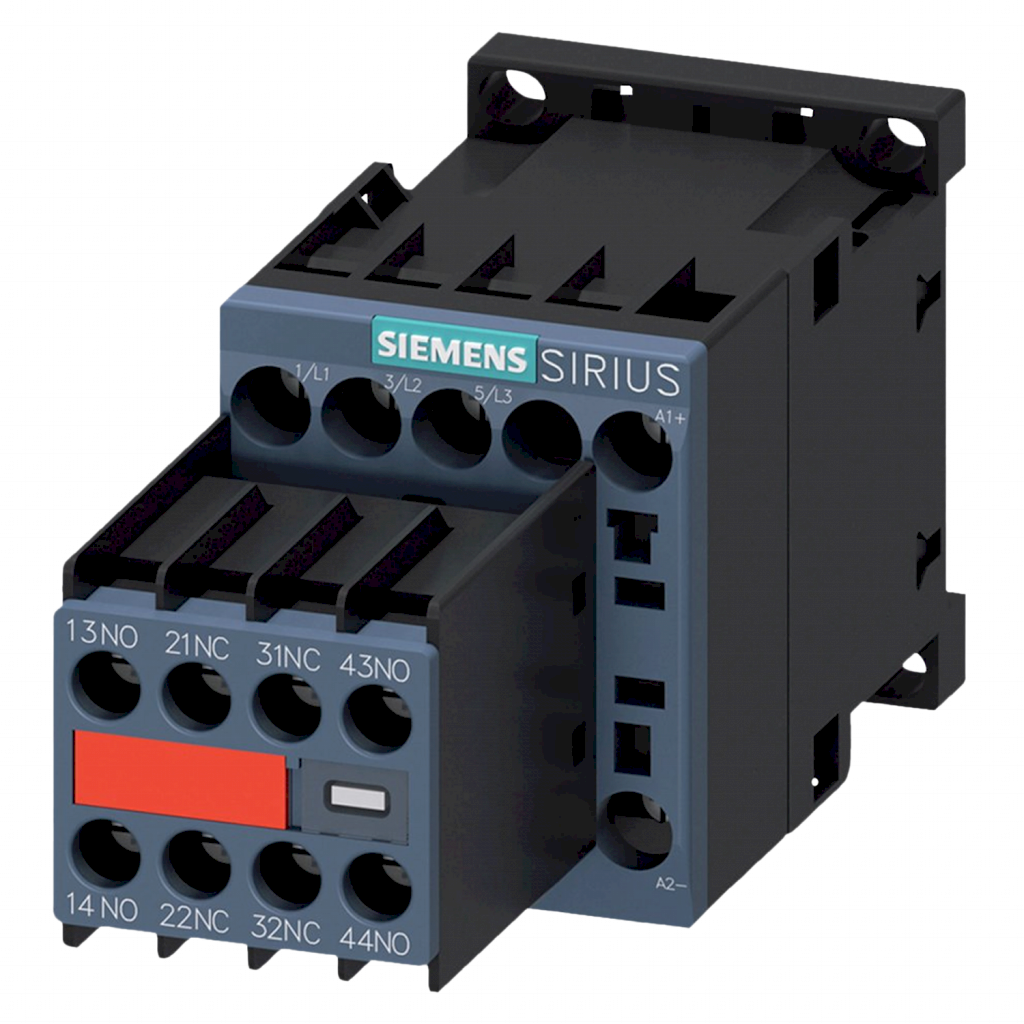 Contactor 3RT2 3P 7A 24VCC 4kW S00 Siemens