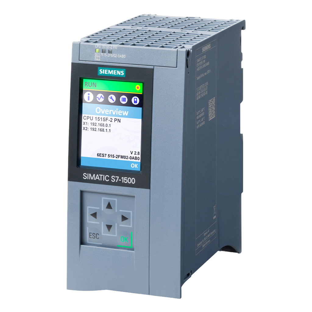 [10888] CPU 1515F-2PN 750KB/3MB 2xPN Alim 24VCC Siemens