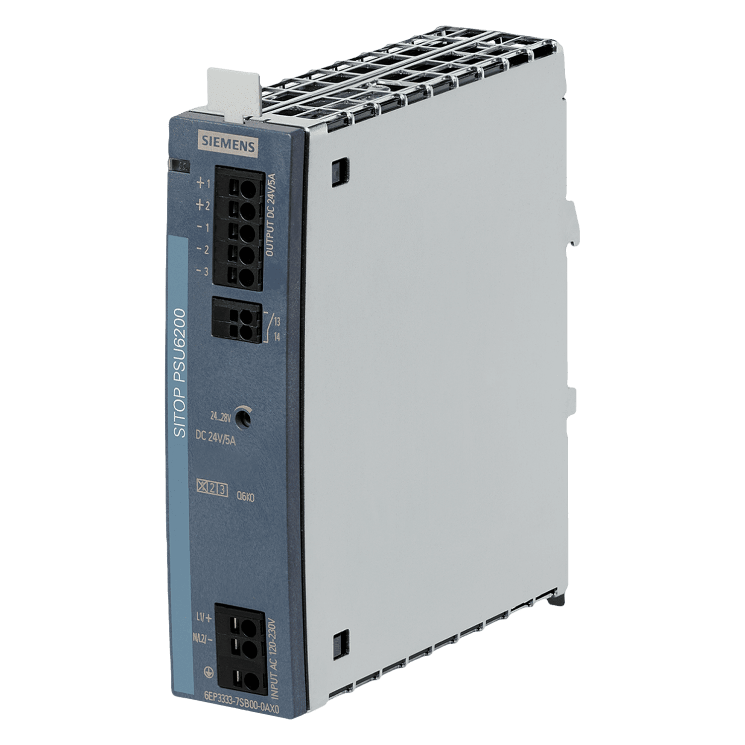 Fuente Monofásica PSU6200 E: 120/230VCA/VCC S: 24VCC 5A Siemens