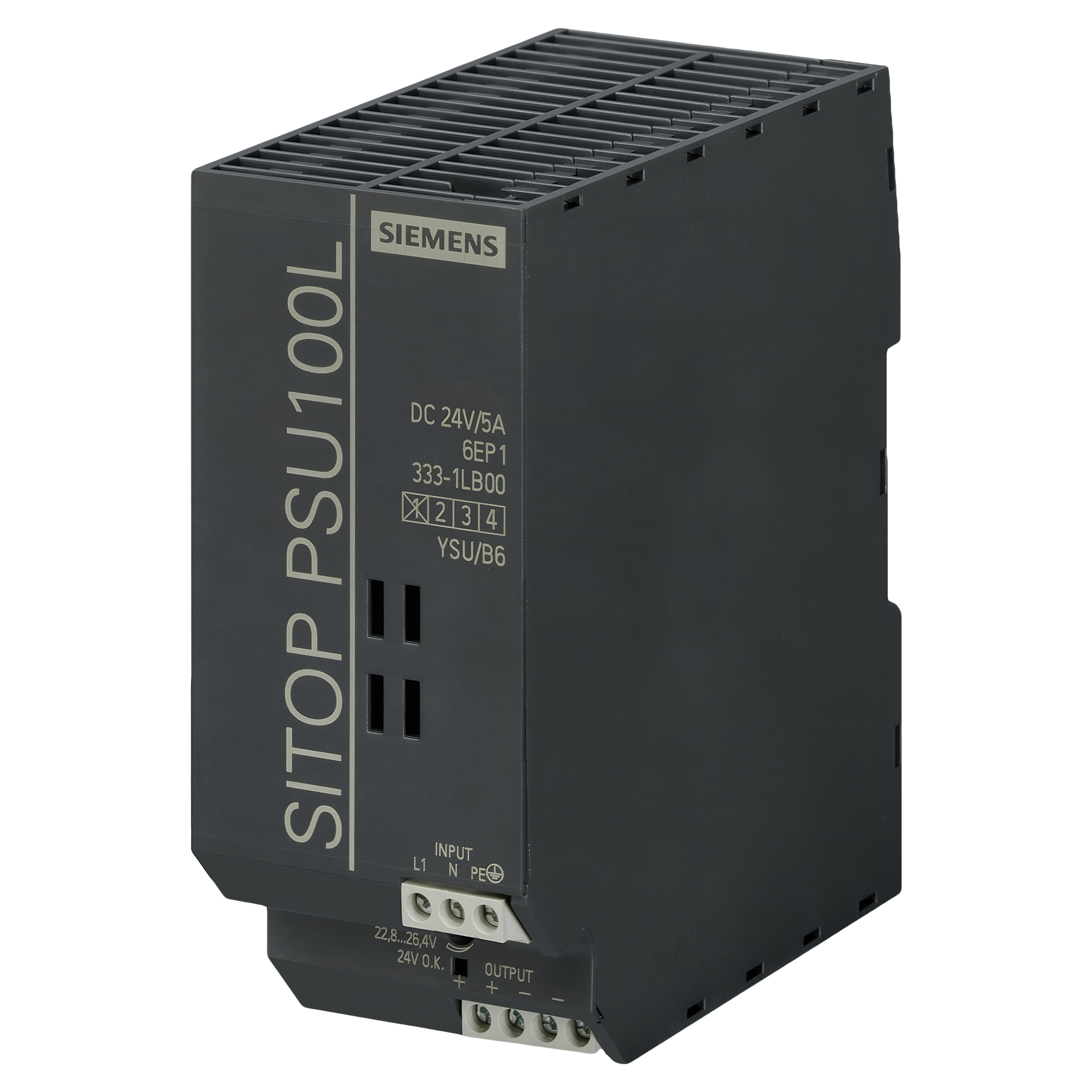 [11368] Fuente Monofásica PSU100L E: 120/230VCA/VCC S: 24VCC 5A Siemens