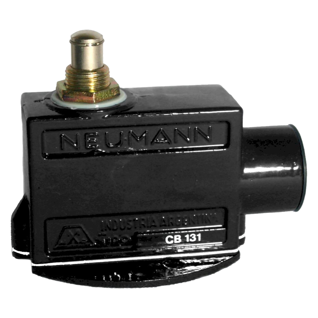 [5] Límite de Carrera CB-131 Pistón Metal 1NA+1NC Fijacion En Base Neumann