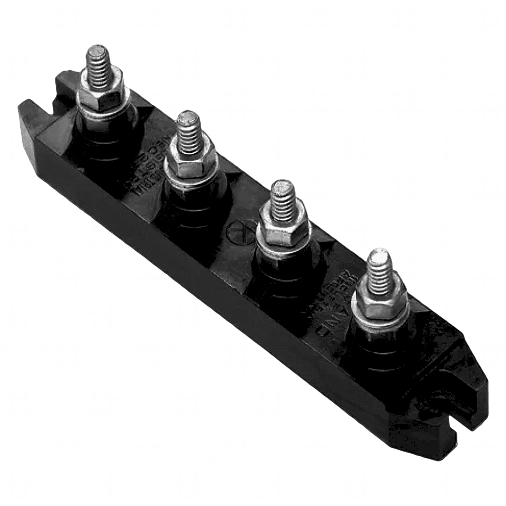 BORNERA TETRAPOLAR 60A BULON DE 1/4" T4-60