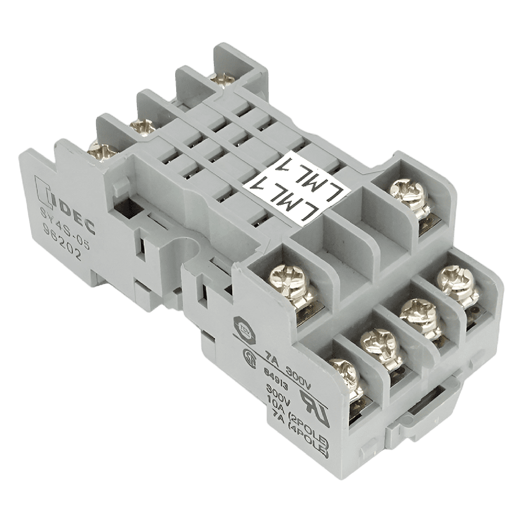[2687] Zócalo P/Relé SY4S-05 4 Inversores 10A 12-220 VCA/CC Aea