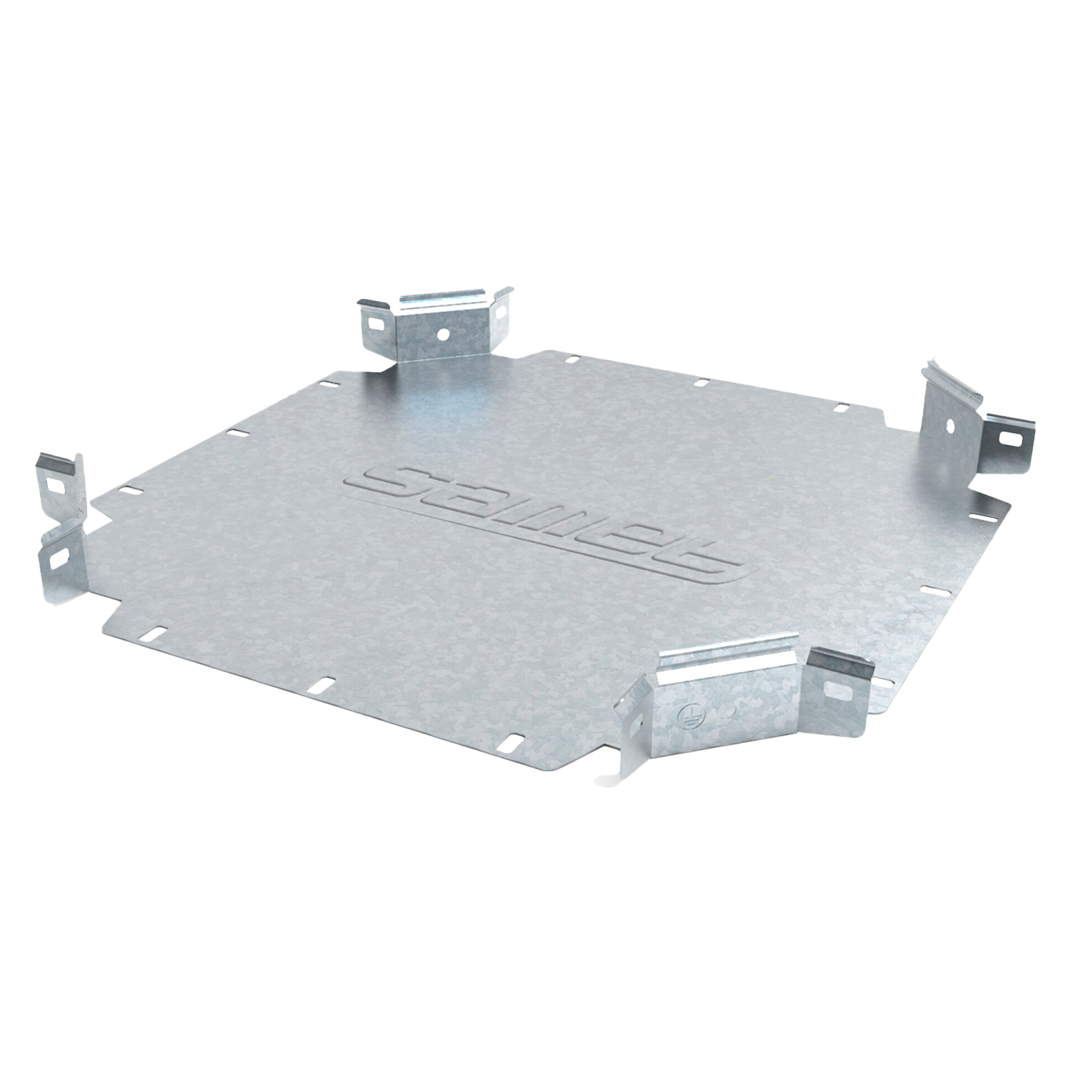 Union Cruz Perforada Zingrip Smarttray 100mm Ala 50mm Espesor 0,7mm Chapa Zincada Samet