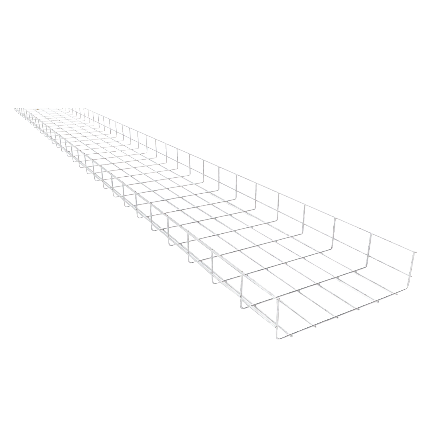 Bandeja Recta Alambre Cincado Electrolítico Ala 75mm Ancho 300mm Espesor 4mm x3Mts Samet