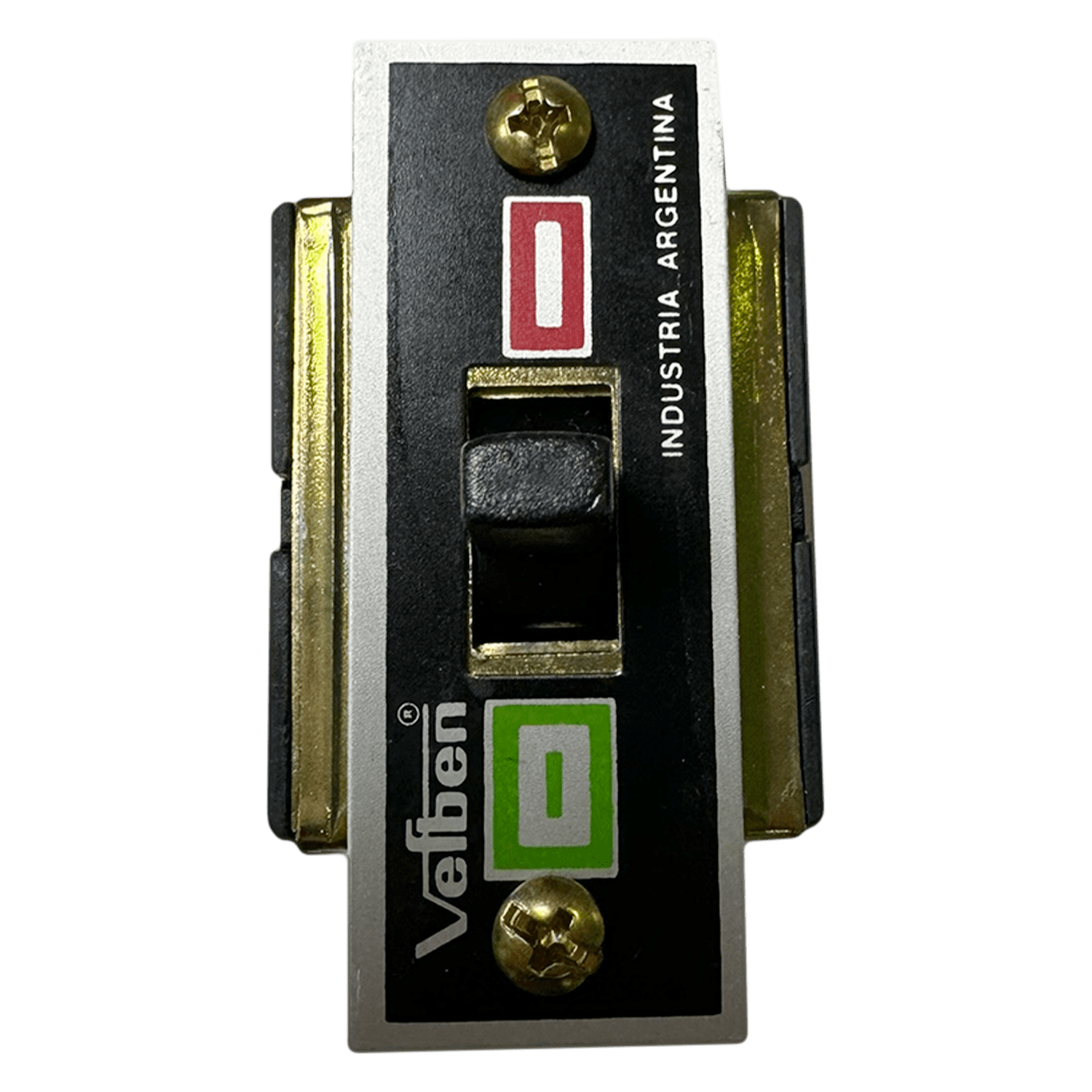 Interr. Para Embutir Panel 2P 10A 220VCA Palanca Negro Vefben