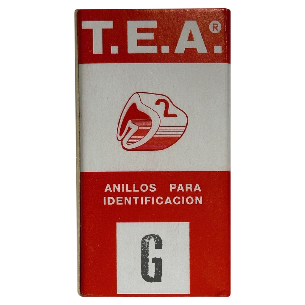 Anillos Identificadores OF Omega X100u Letra G Tea