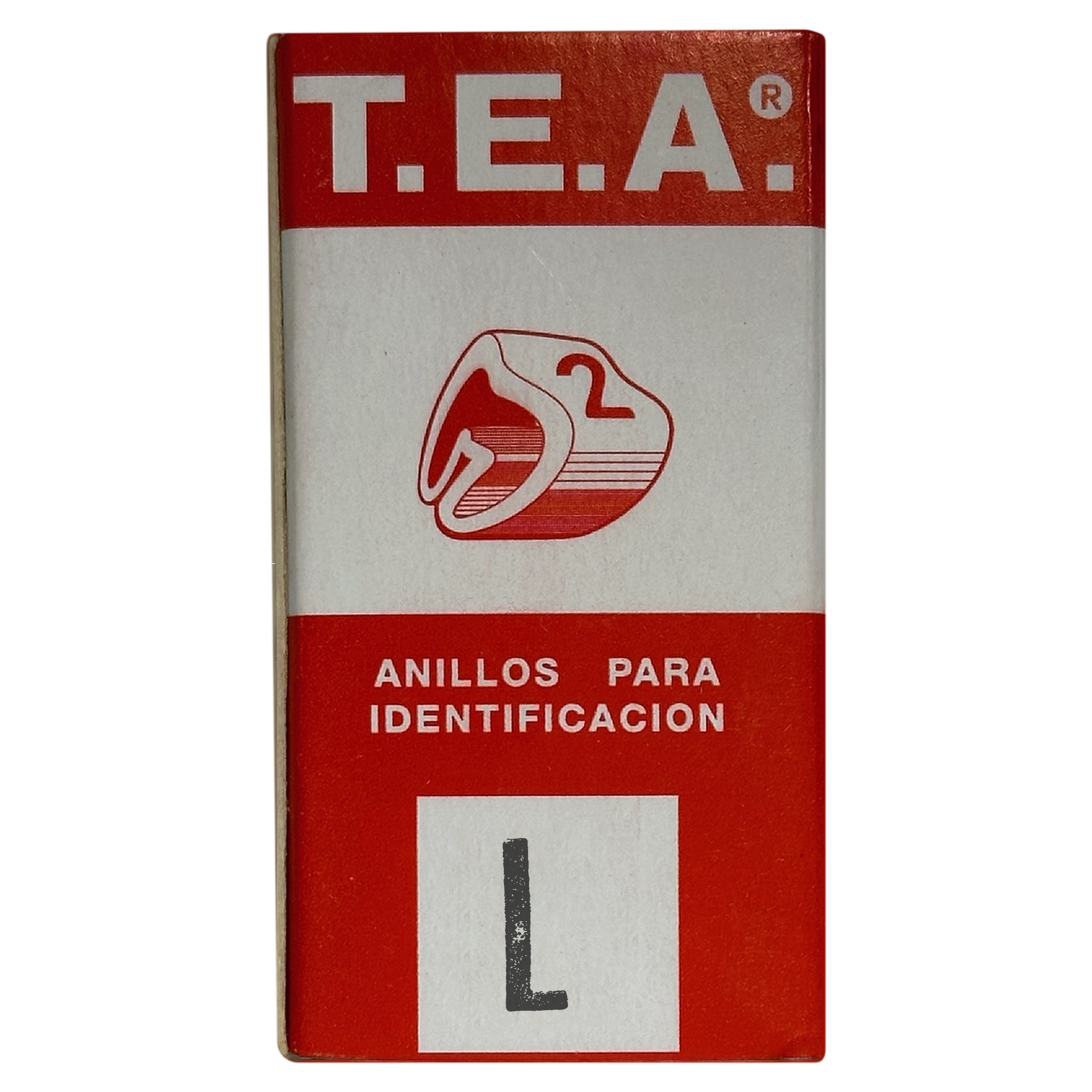 ANILLOS  IDENTIFICAD. OF OMEGA (X 100u) LETRA L A/0950 L