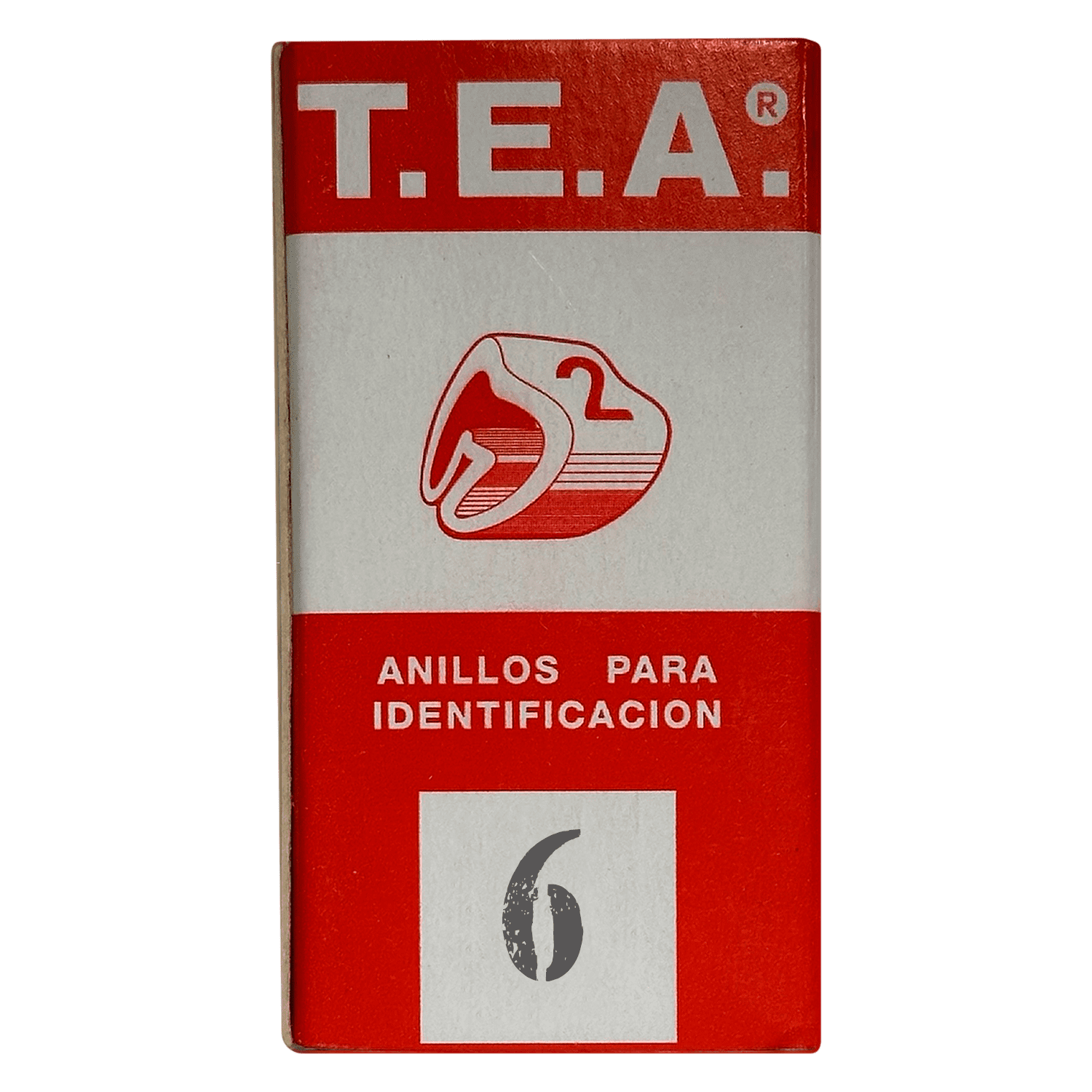 [14206] Anillos Identificadores OM Omega X100u Número 6 Tea