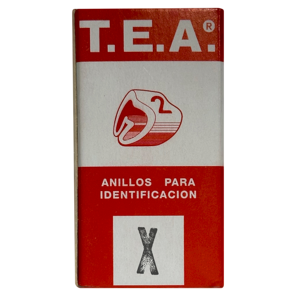Anillos Identificadores OM Omega X100u Letra X Tea
