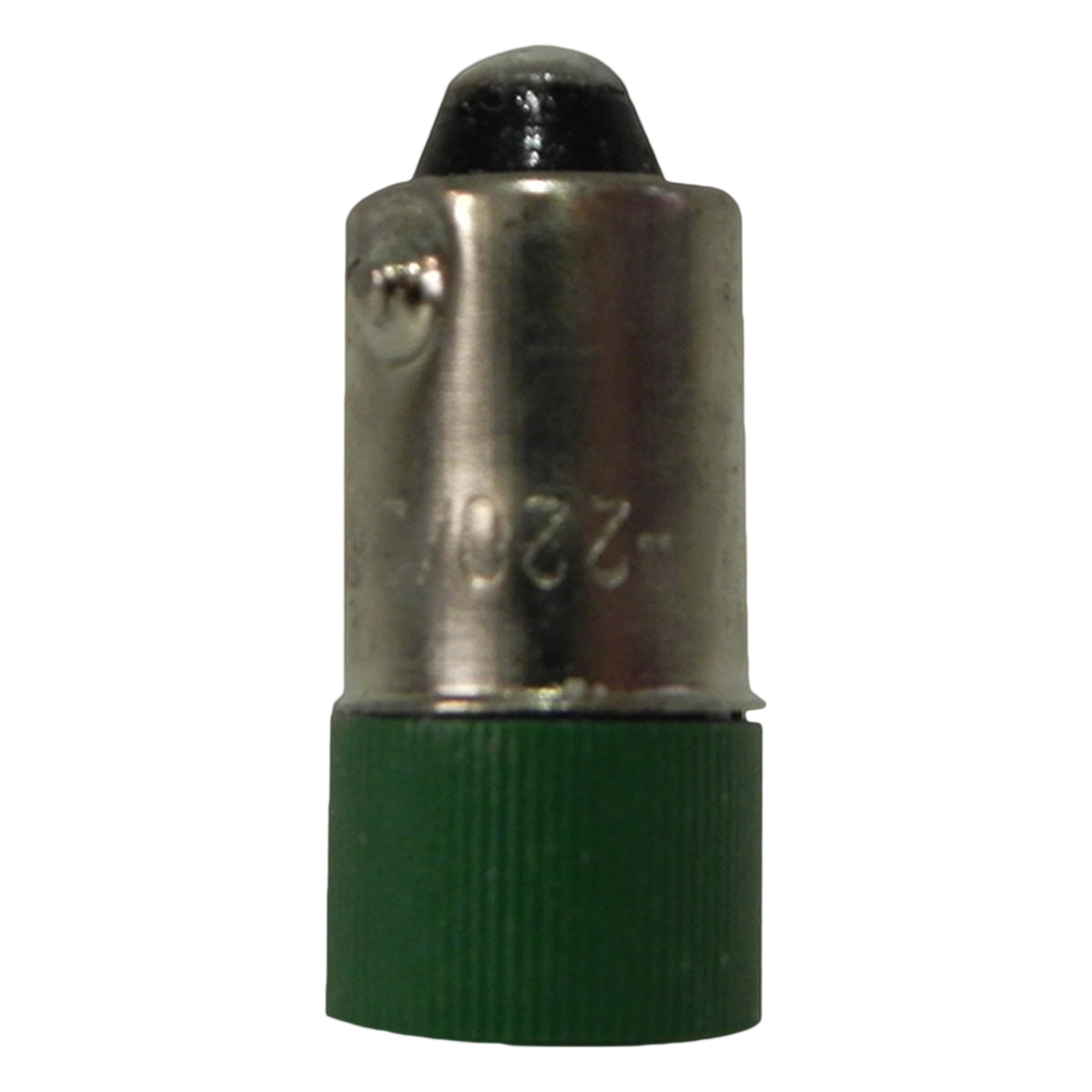 [20644] Foquito Multiled Metal y Plástico BA9S 220VCA 0,6W 40lm Verde Tbcin