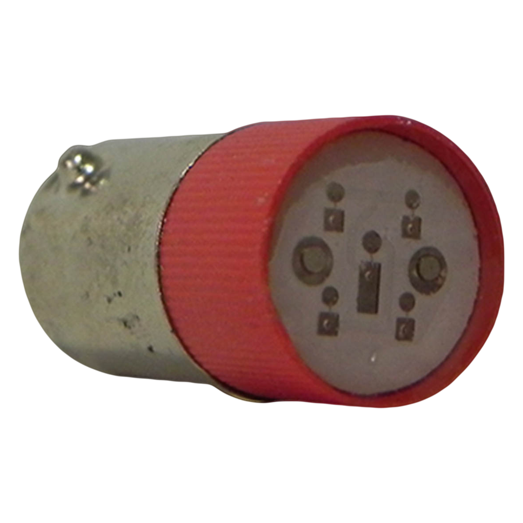 [20645] Foquito Multiled Metal y Plástico BA9S 220VCA 0,6W 40lm Rojo Tbcin