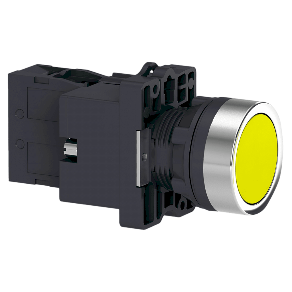 [26064] Pulsador Luminoso XA2 Plastico 220VCA/VCC 24VCA 1NA Amarillo Schneider Electric