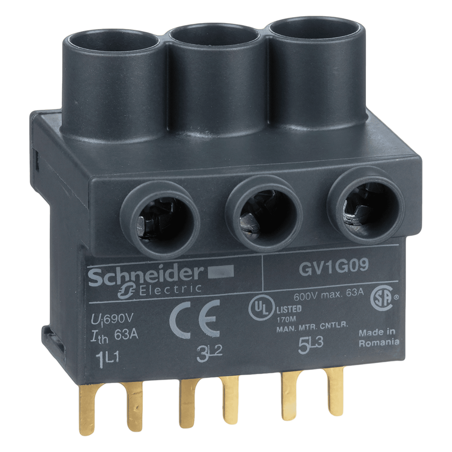 [26331] Bornera P/Alimentación TeSys F/TeSys U/TeSys GV2 a Tornillo Schneider Electric