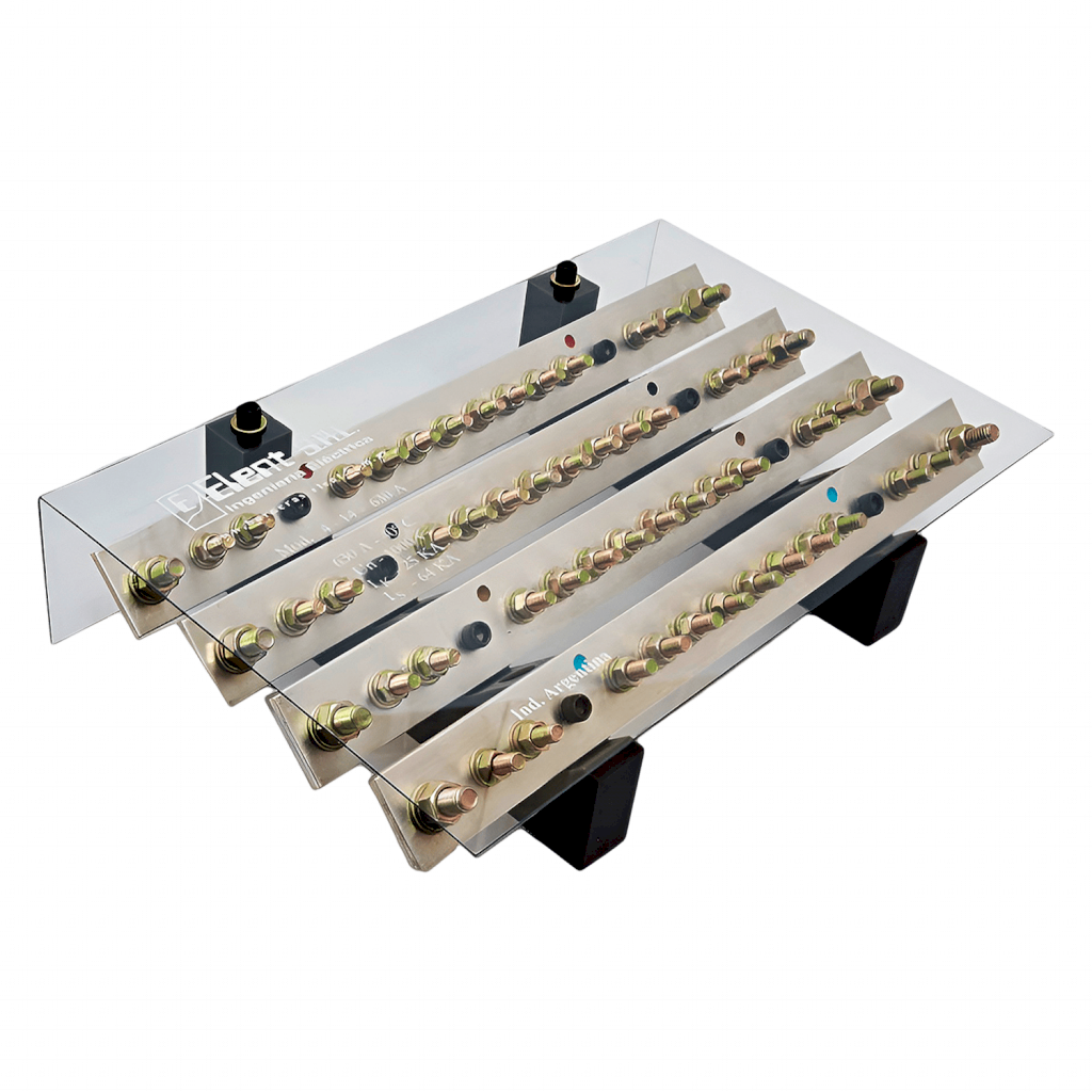 Repartidor Tetrapolar 14/630A C/Tapa Profesional Elent