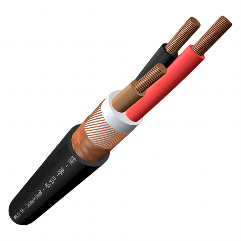 Cable Subterraneo 3x10mm2 83A XLPE Negro Marlew