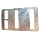 Cupla Unión P/Escalera Ala 90-65mm Espesor 1,24mm Chapa Galvanizada Samet