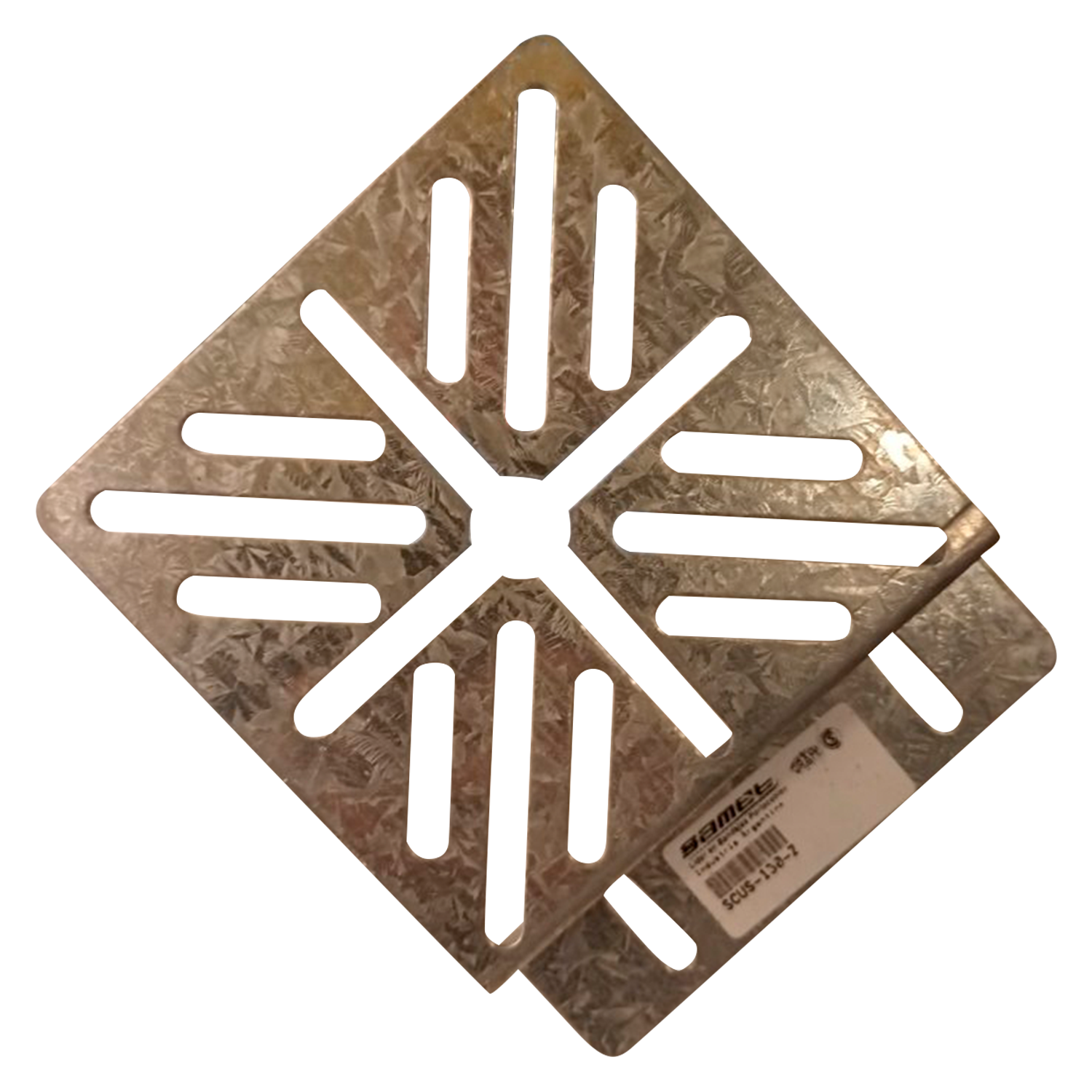 Soporte P/Caja Modular Perforado Ancho 130mm Chapa Zincada Samet