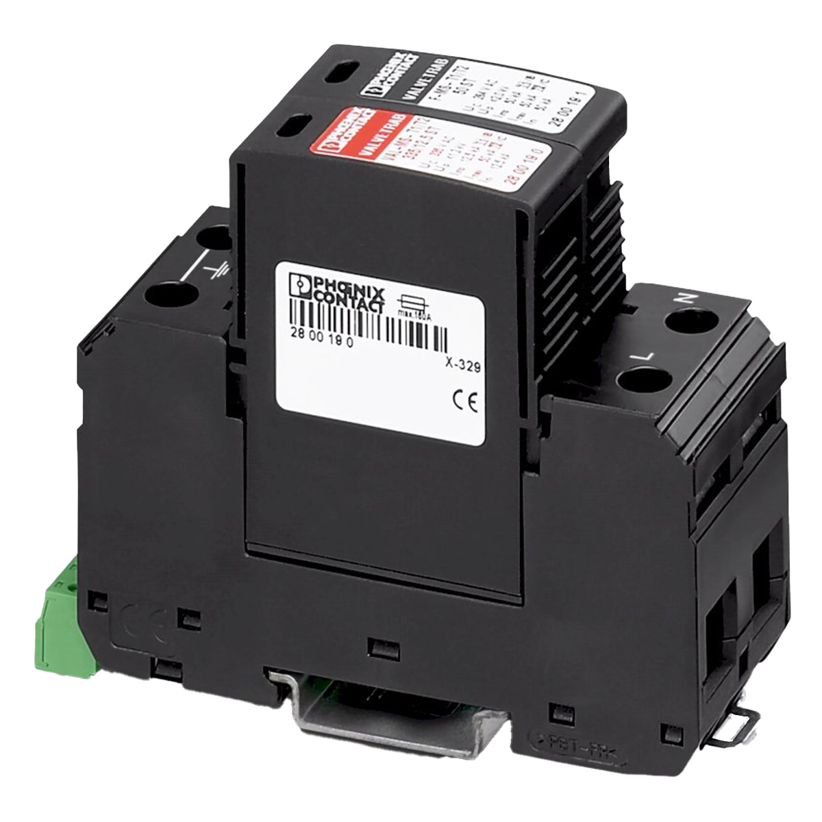 Descargador de Sobretension Y Rayos P/Red Monofasico (L1, N, PE) T1 T2 Phoenix Contact