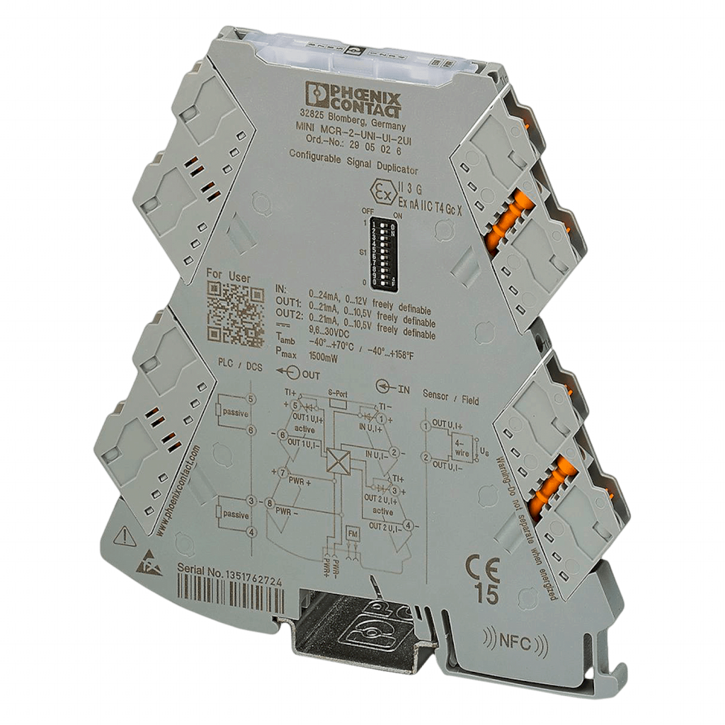 DUPLICADOR DE SEÑAL P/SEP GALVANICO 4 VIAS 2CAN MINI MCR-2-UNI-UI-2UI