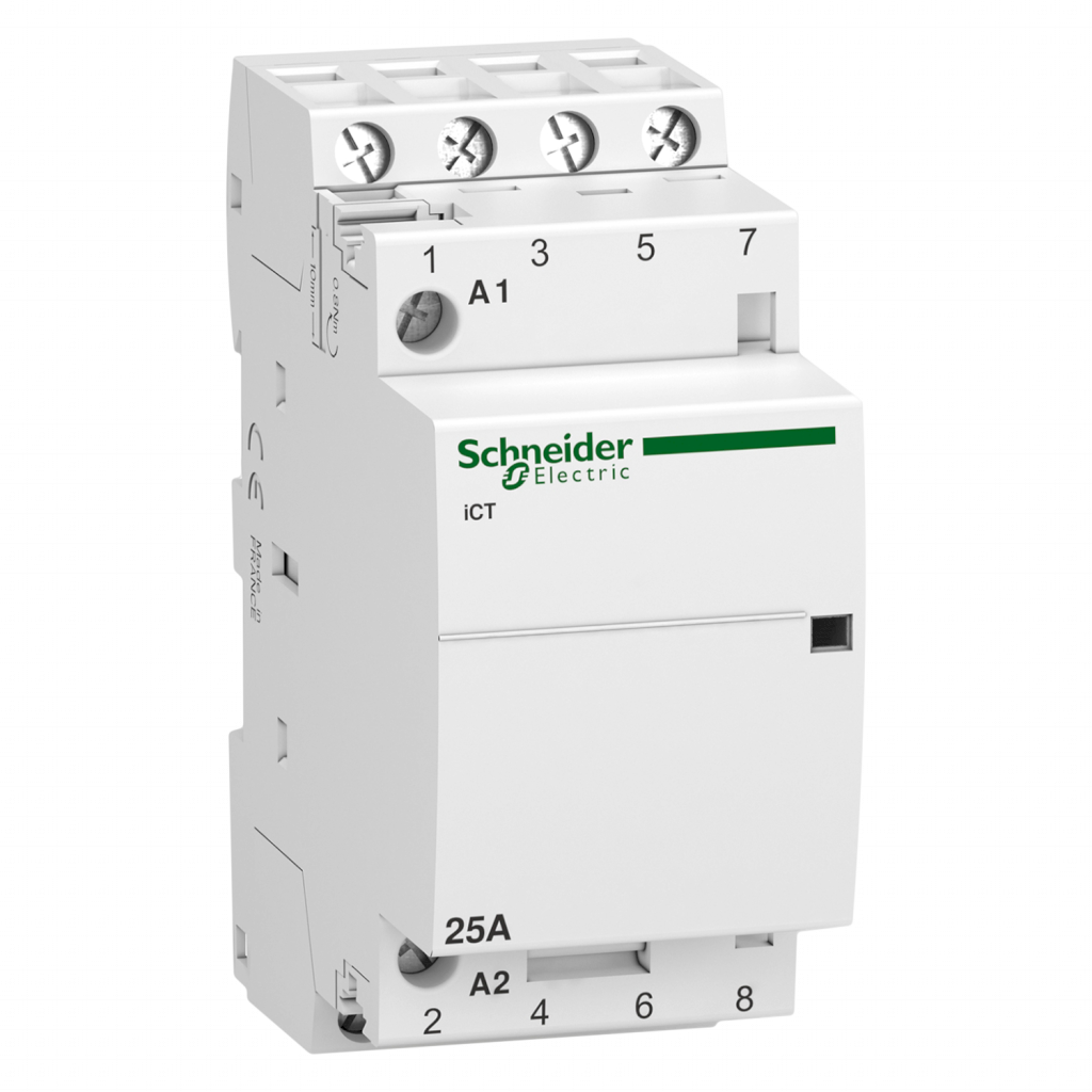 CONTACTOR MODULAR ICT 25A 4NA 230VCA A9C20834