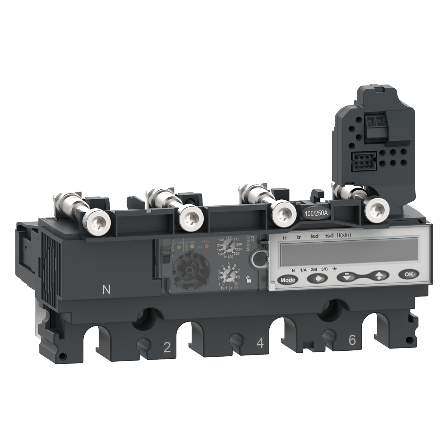 Relé Compact NSX(100 a 250) Unidad de Disparo Electrónica Regulable Hasta 690VCA 100A Schneider Electric