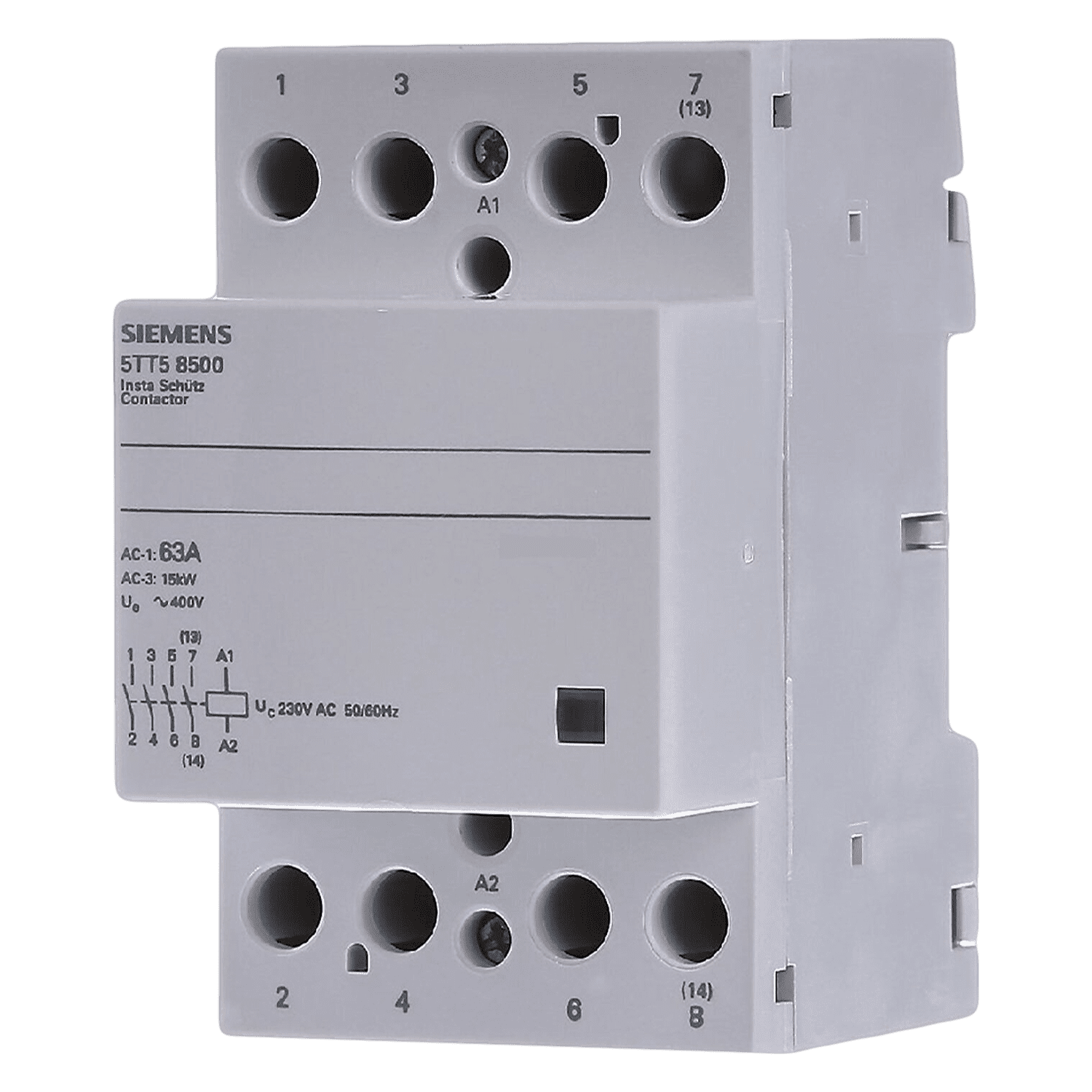 Contactor 5TT5 4P 63A 440VCA 5kW 4NA Siemens