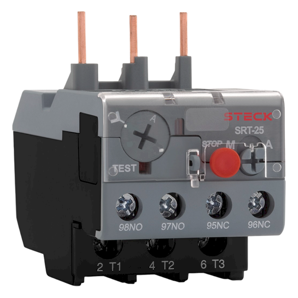 Rele Térmico 3P 690VCA 6A Rango Ajuste 4-6A Protección T Steck Electric