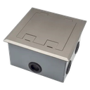 Caja P/4 Módulos Cuadrada Acero Inoxidable Cambre