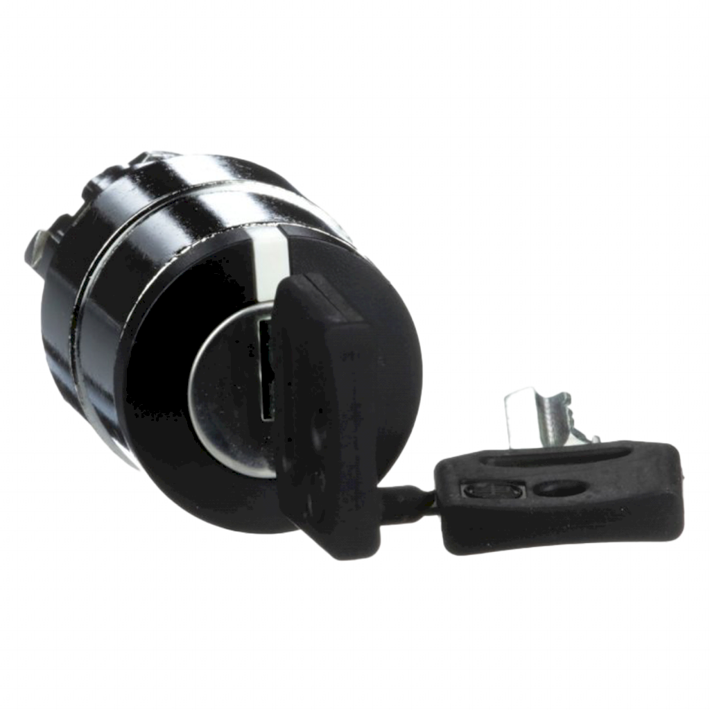 SELECTORA C/LLAVE 2 POS PCO NEGRO 30mm ZB4BG2