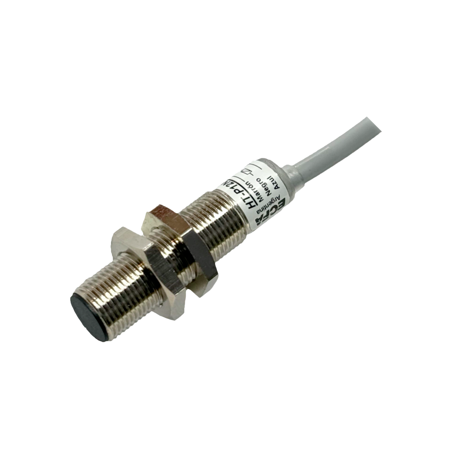 [11048] Sensor Inductivo M12 3 Hilos 24VCC 1NA Rasante 4mm Ecfa