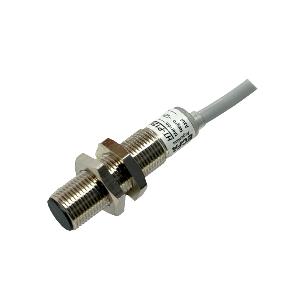 [11048] Sensor Inductivo M12 3 Hilos 24VCC 1NA Rasante 4mm Ecfa