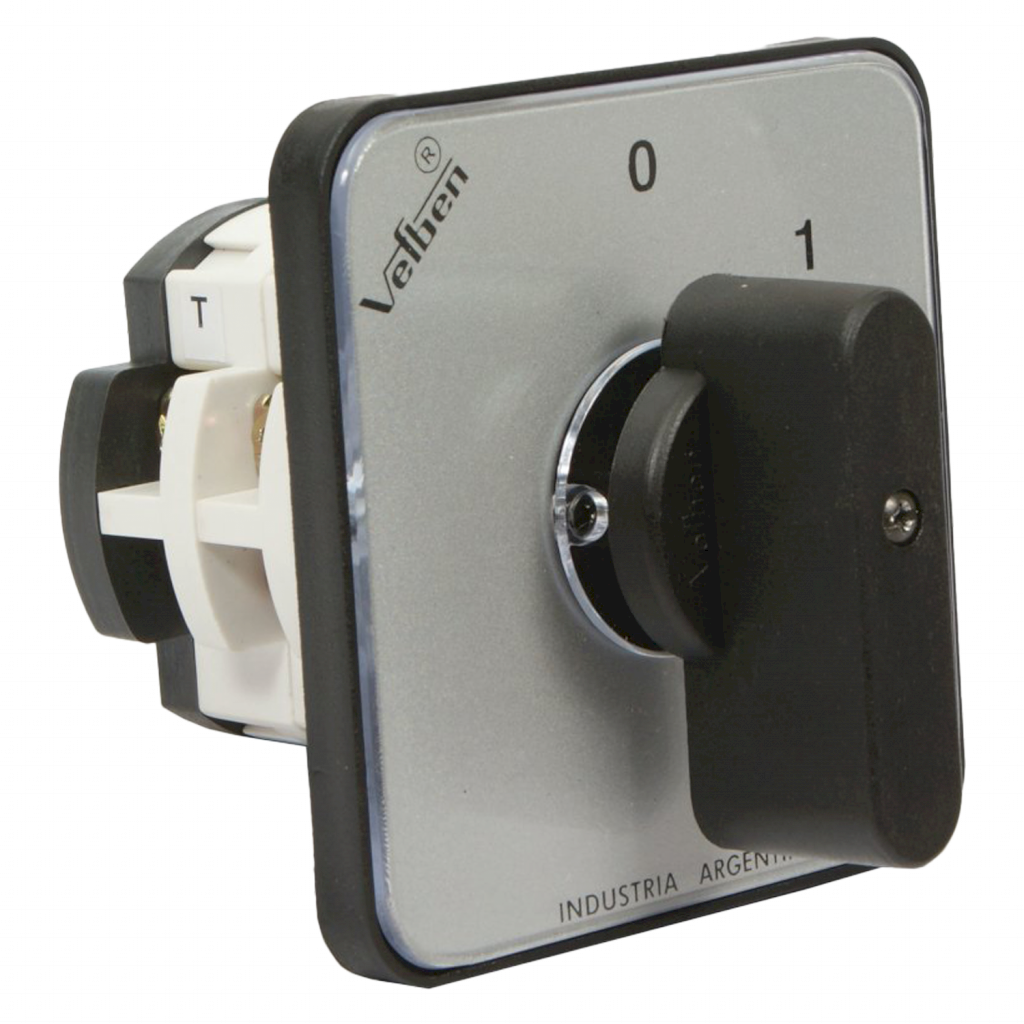 Interr. Rotativo Para Embutir Panel 2P 16A 220VCA Palanca Vefben