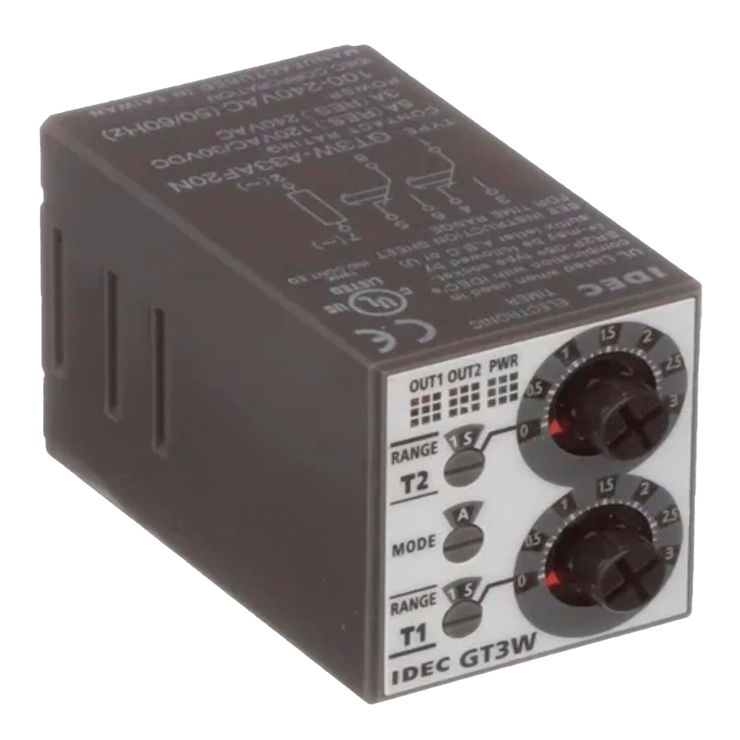 Temporizador Doble Multifunción 2C/O Estandar Aea