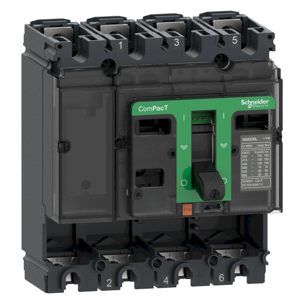 Interr. NSX100F 4P 100A 380-415VCA Schneider Electric