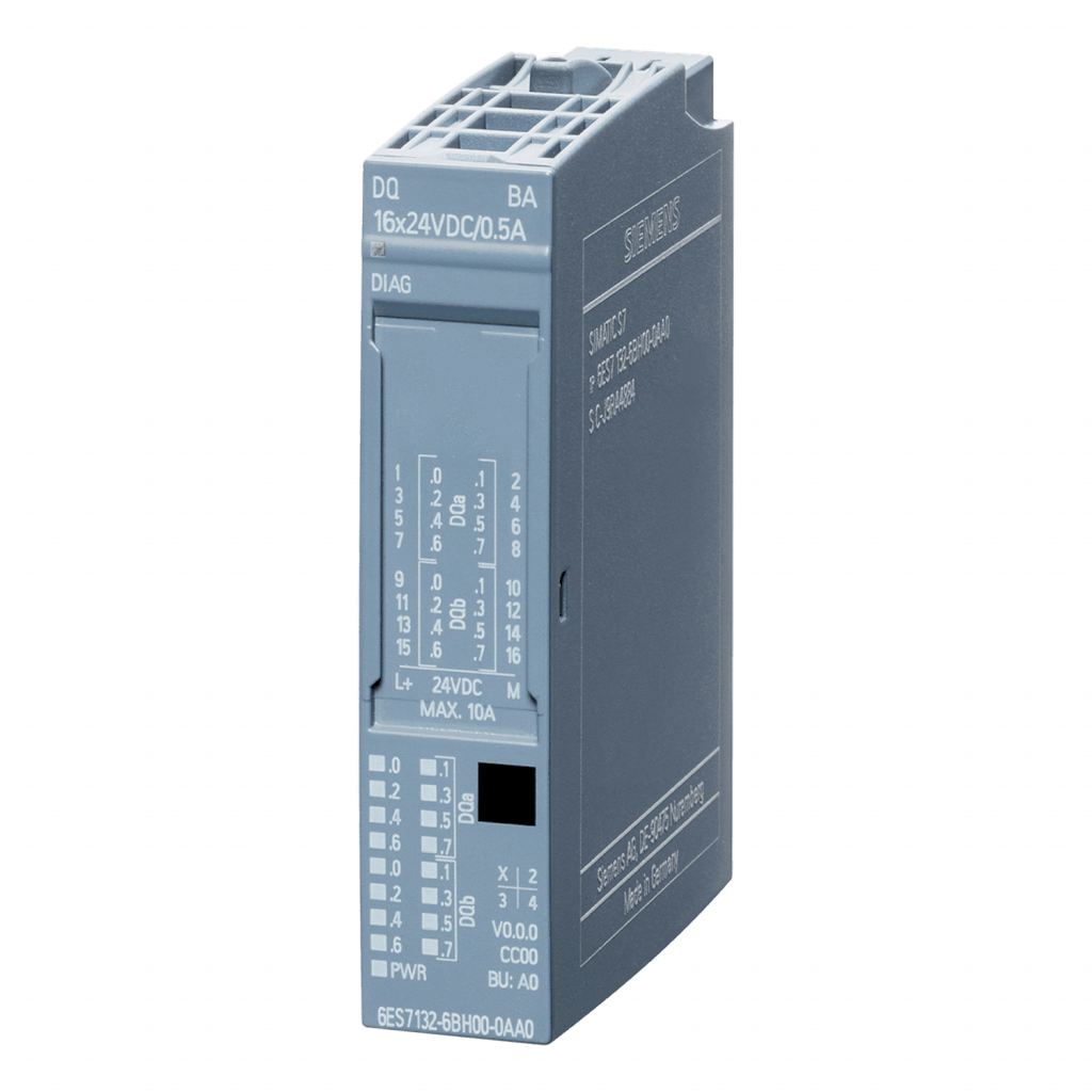 Módulo ET200SP 16 Salidas Digitales 24VCC 1 Módulo Siemens