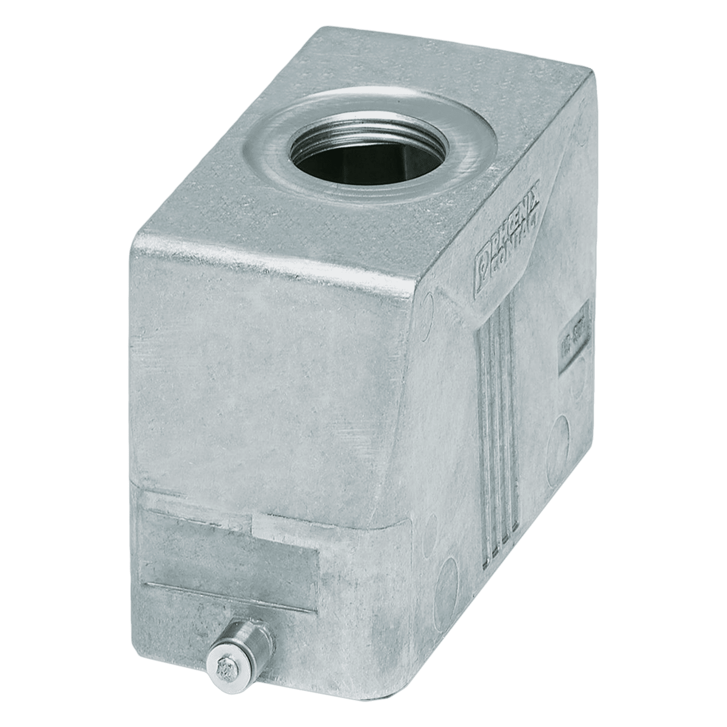 [18420] Carcasa Aerea de Aluminio 1 Polo S/Prensacable Incorporado Salida Superior Phoenix Contact