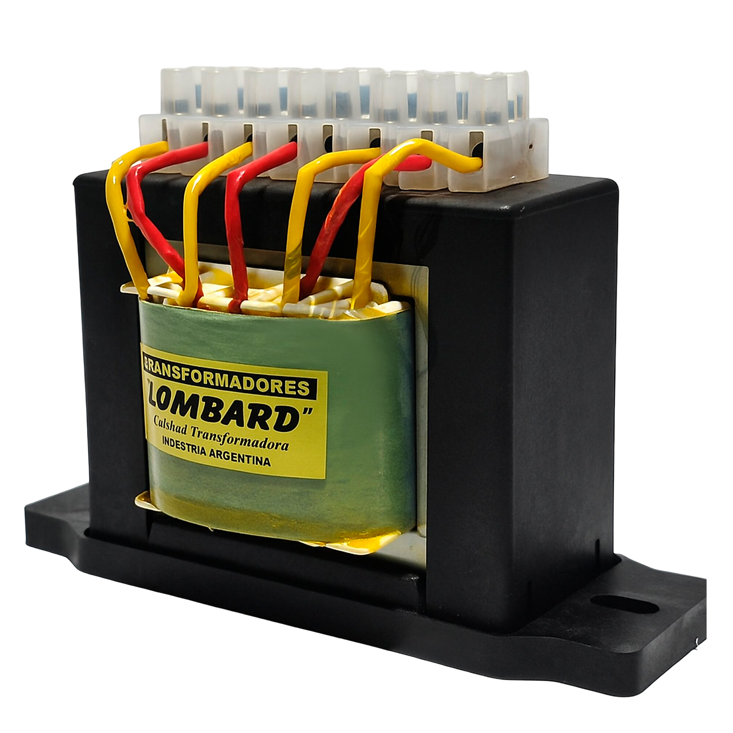 [21076] Transformador Multitension E: 0/220/380v S: 12/12 30VA P/Riel Din Lombard