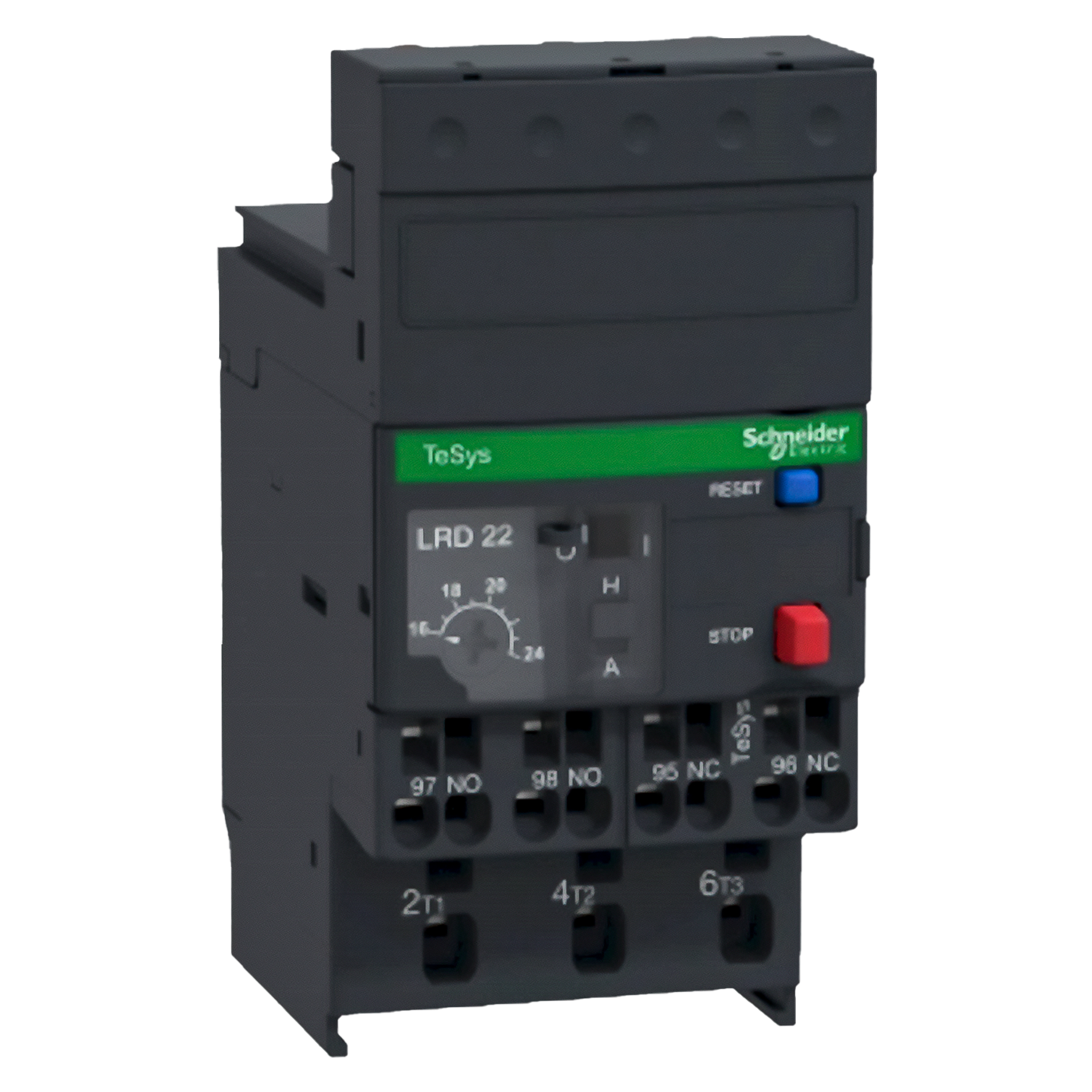 Relé Térmico 3P 690VCA 24A Rango Ajuste 16-24A Protección T Schneider Electric