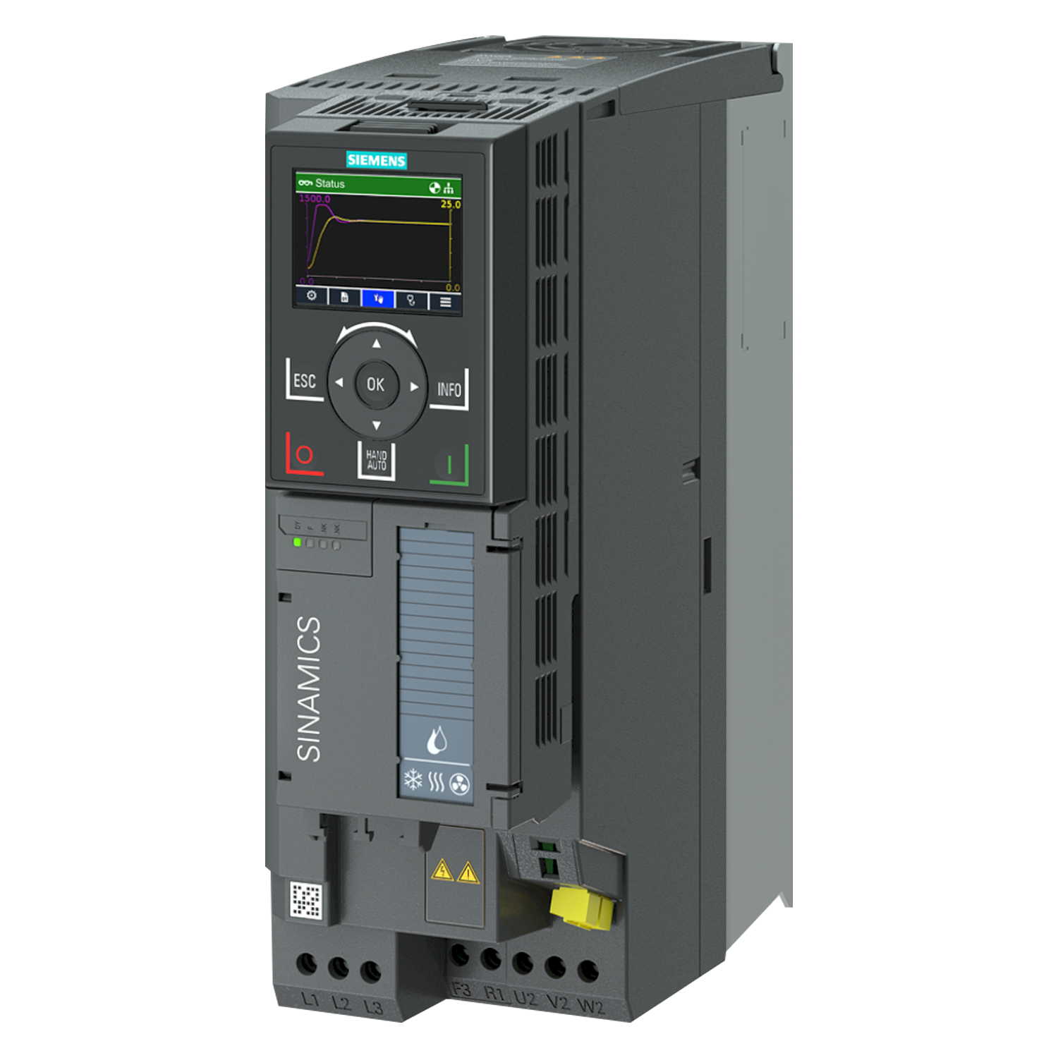 [35962] Variador G120X 380VCA LO: 7,5kW/10HP HO: 5,5kW/7,5HP C/Filtro PN Siemens