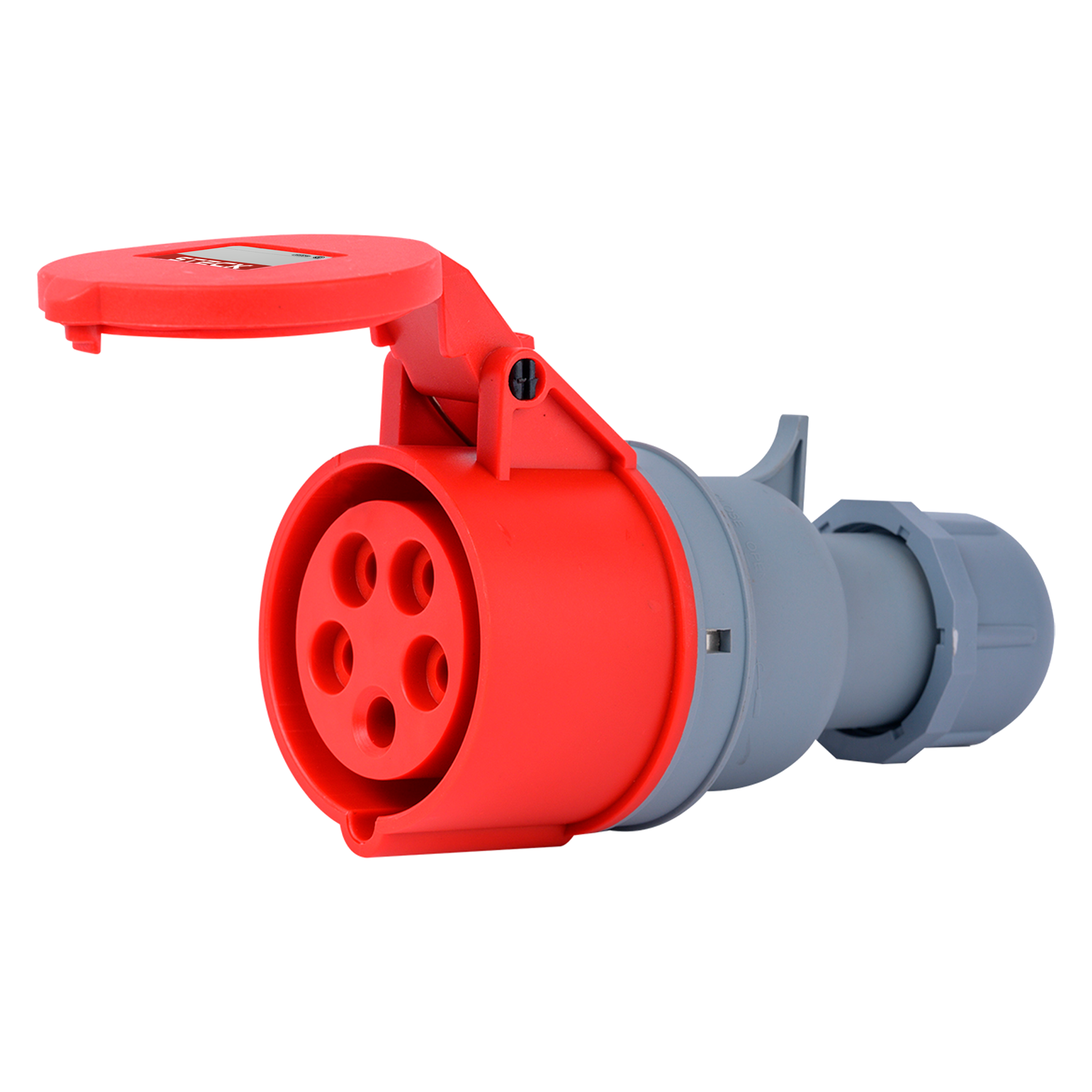 [37147] Toma Industrial Móvil Triton 3P+N+T 16A 380V IP44 Steck Electric