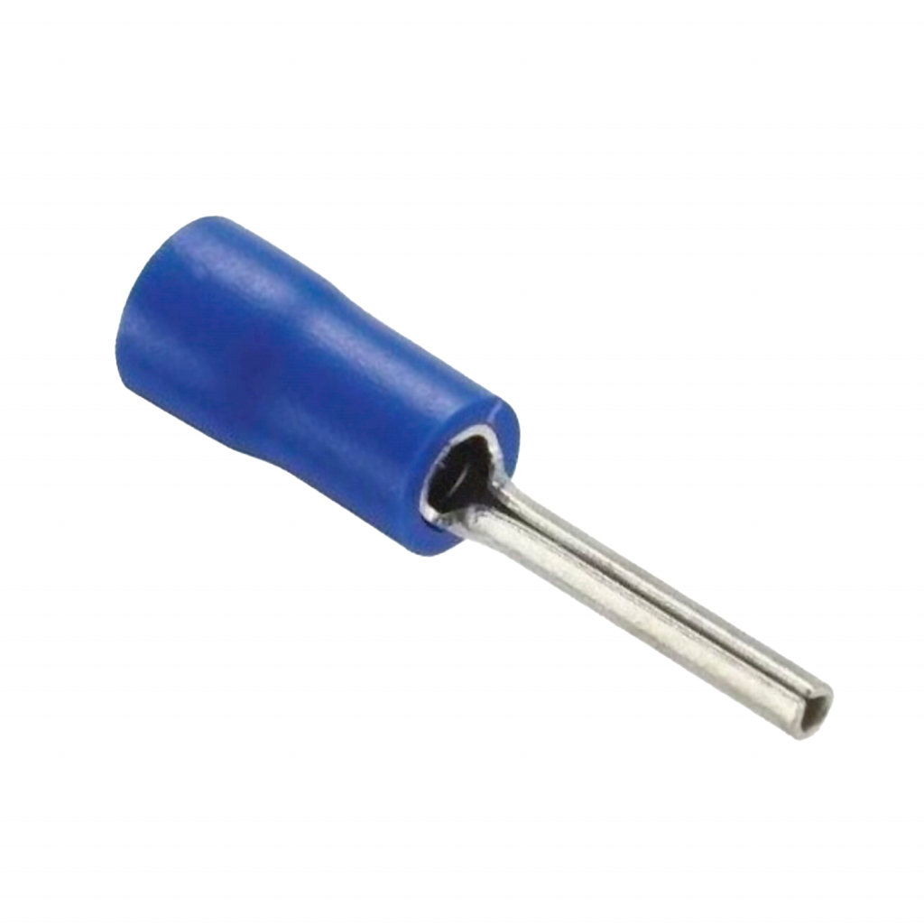 TERMINAL B14 AZUL PIN CORTO 6,7mm B14