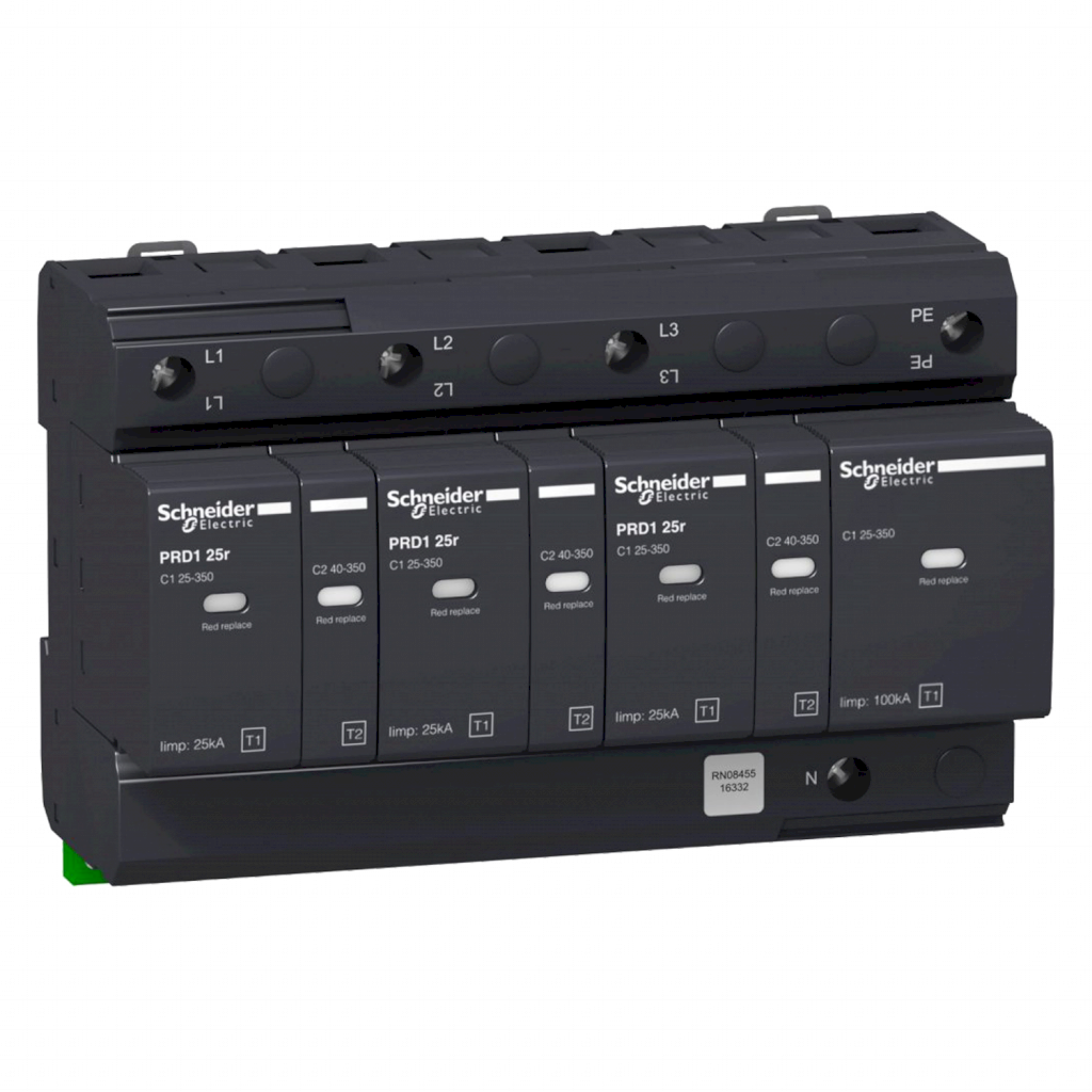[22907] Limitador PRD1 4P 25kA Clase I-II Schneider Electric
