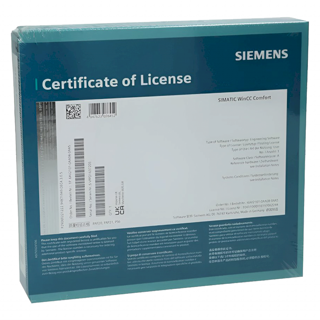 [23800] Soft Tia V19 Wincc Comfort Fisico Siemens